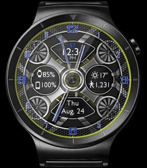 Mesh Gears HD Watch Face Widget & Live Wallpaper स्क्रीनशॉट 8