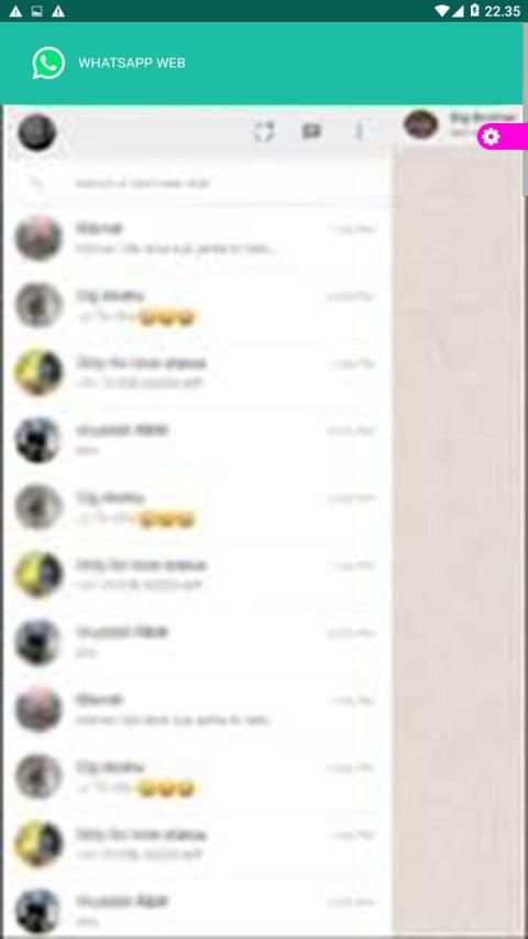 chats app web clone Wa screenshot 1