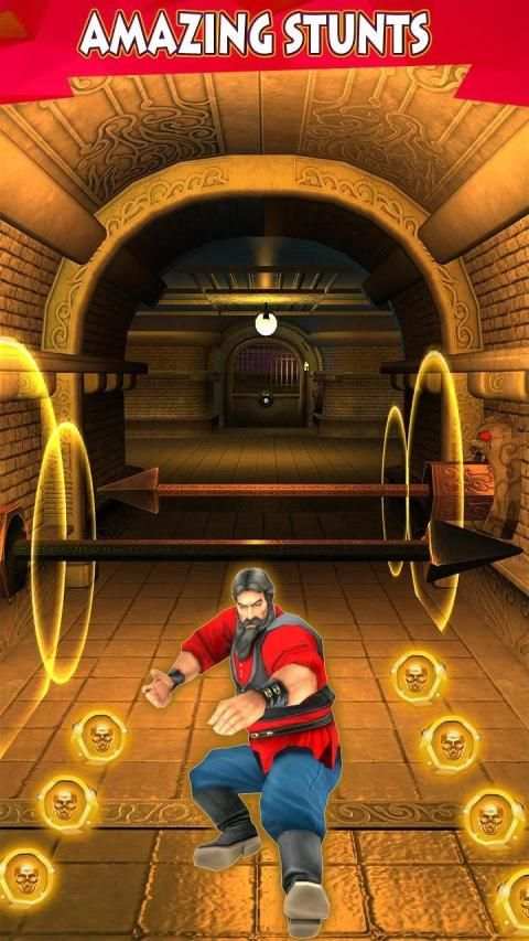 Lost Temple Castle Frozen Run screenshot 3