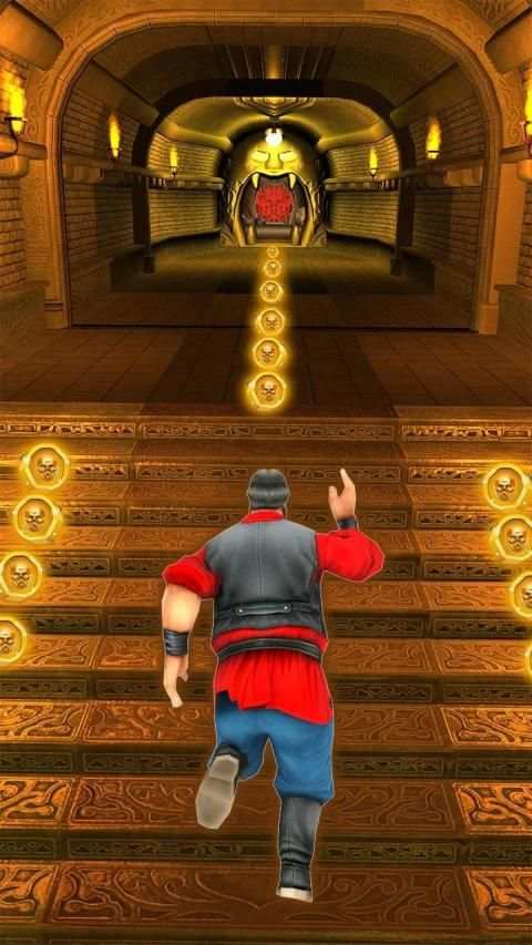 Lost Temple Castle Frozen Run screenshot 1