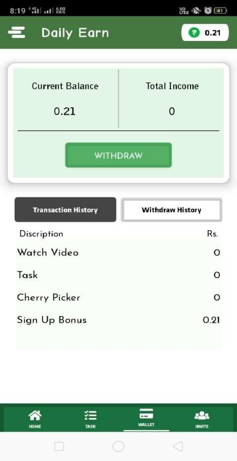 Daily Earn स्क्रीनशॉट 3