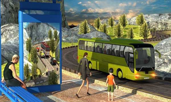 Offroad Bus - Coach Driving 3D स्क्रीनशॉट 45
