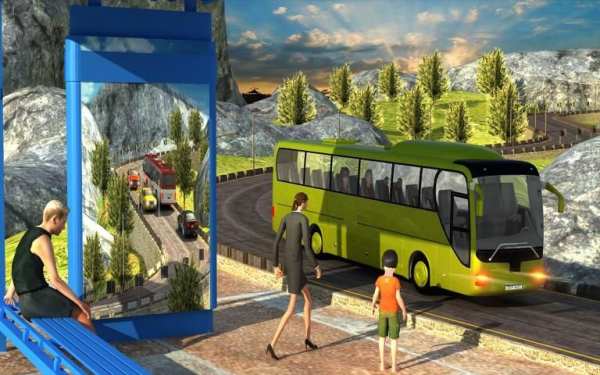 Offroad Bus - Coach Driving 3D स्क्रीनशॉट 29
