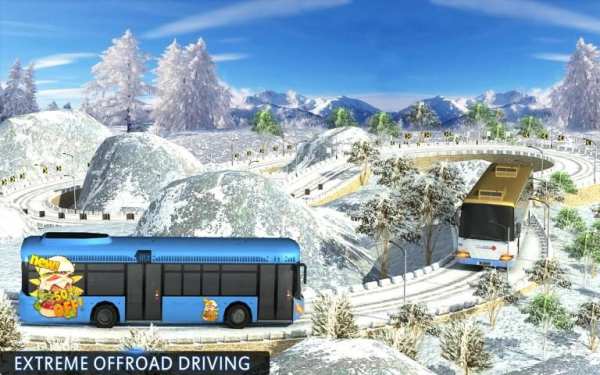 Offroad Bus - Coach Driving 3D स्क्रीनशॉट 28