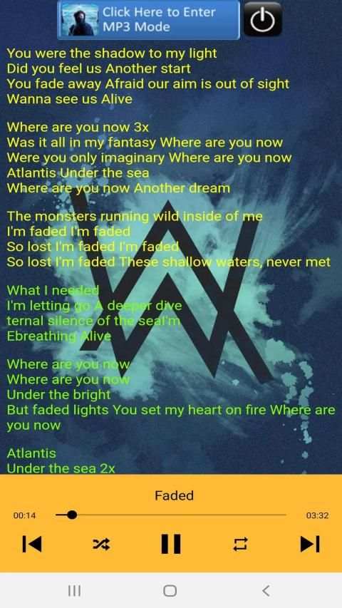 Alan Walker Song plus Lyric screenshot 8