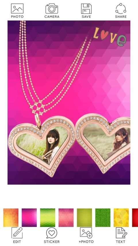 Locket Photo Frames स्क्रीनशॉट 3