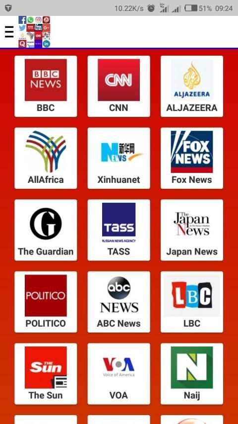 All Social Networks and News Media screenshot 5
