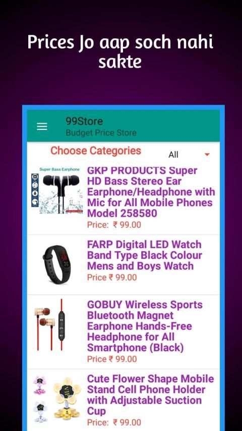 99Store|Shop Anything In 99 Rupees|India Shopping screenshot 3