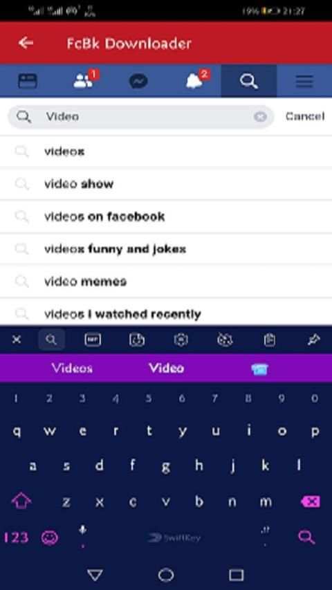 Premium FcBK: WSApp INST-GRM Video Downloader screenshot 1