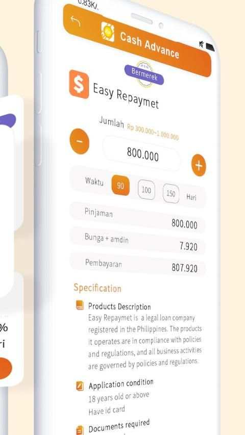 Cash Advance – Pinjam uang secara online screenshot 4