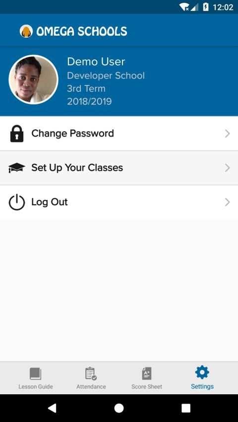 Omega Schools (Teacher App) स्क्रीनशॉट 1