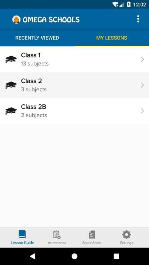 Omega Schools (Teacher App) स्क्रीनशॉट 7