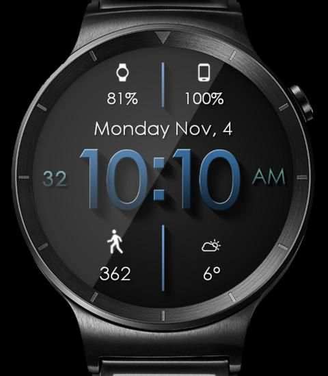 Material Shadow HD WatchFace Widget Live Wallpaper screenshot 7