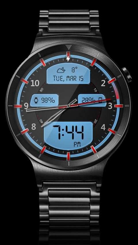 Chrome LED HD Watch Face Widget & Live Wallpaper screenshot 11