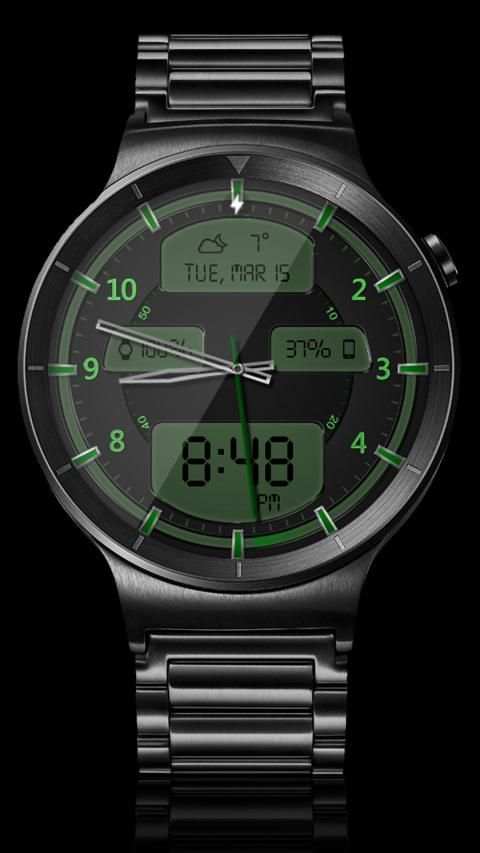 Chrome LED HD Watch Face Widget & Live Wallpaper screenshot 9