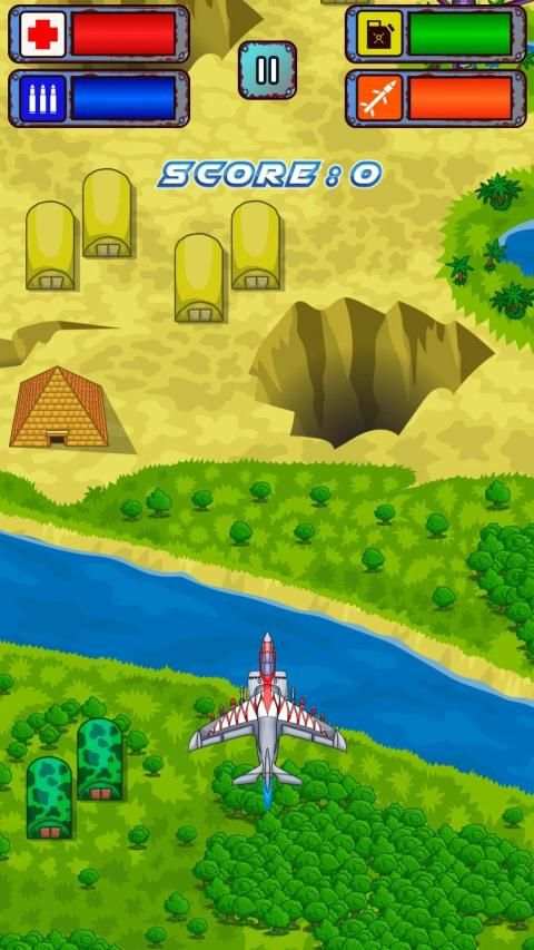 Air Fighting - Airplane Shooting Game स्क्रीनशॉट 3