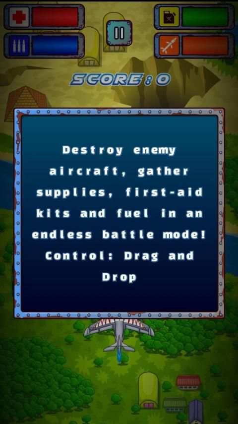 Air Fighting - Airplane Shooting Game स्क्रीनशॉट 2