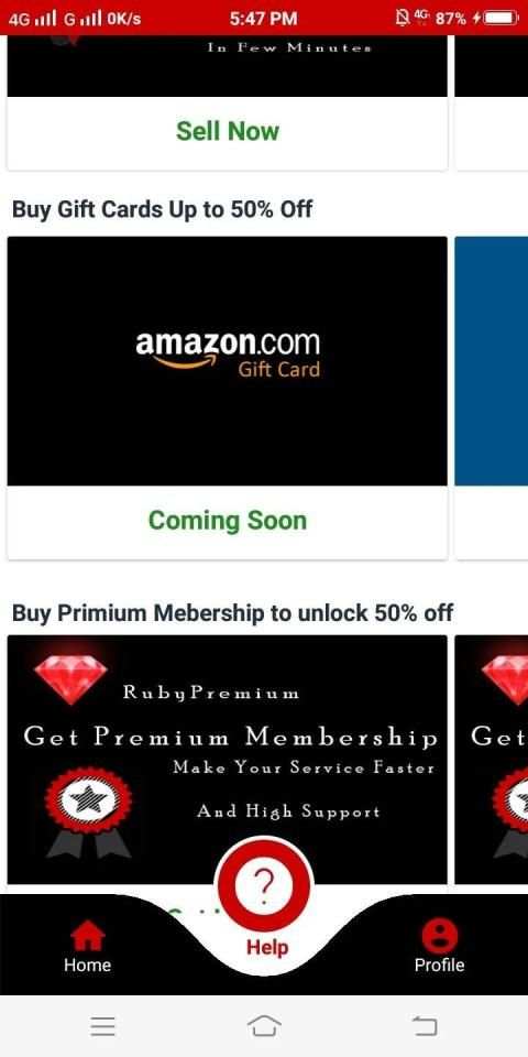 Ruby Cash - Sell Gift Cards , Shopping & Rewards screenshot 5