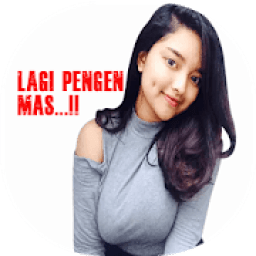 Stiker Cwe Montok Buat WA आइकन