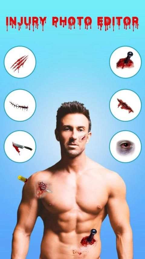 Injury Photo Editor - Fight Injury Photo Maker screenshot 1