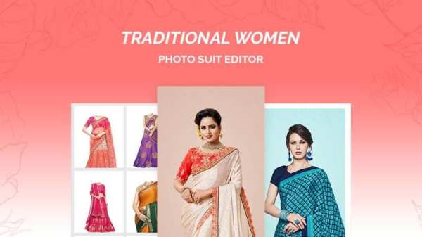 Traditional Women Photo Suit screenshot 5