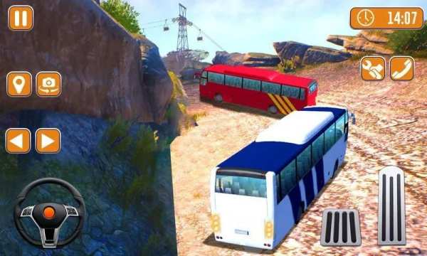 Real Bus Hill Road Driving Simulator 3D screenshot 1