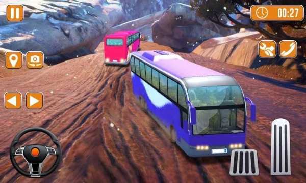 Real Bus Hill Road Driving Simulator 3D screenshot 3