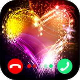 Color Call Screen - Colorful Flash Caller Screen आइकन