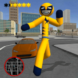 ikon Wolveine Stickman Rope Hero Miami Mafia Simulator