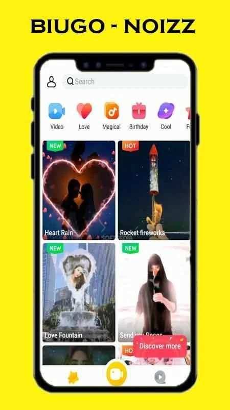 Biugo Effect Magic Video Maker - Tutorial Editor स्क्रीनशॉट 2
