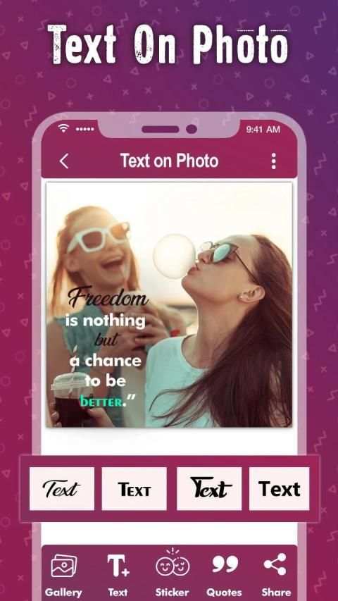 Text on Photo - Quote Maker screenshot 4