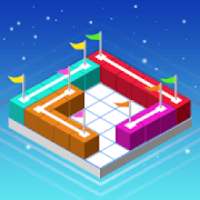 Color Fill 3D : Connect Puzzle Game - Flow 3D