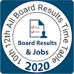 10th 12th All Board Result, Time table, 2020
