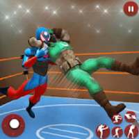 Bodybuilder Fighting Club Superhero Wrestling Game