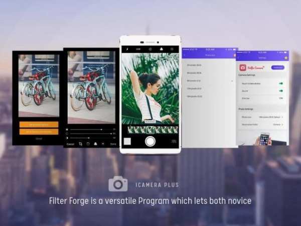 iCamera Plus - a pro camera style like OS12 screenshot 1