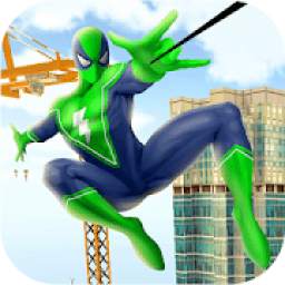 Flying Spider Rope Hero - Super Vice Town Crime