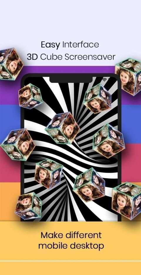 Photo Frame Live Wallpaper - 3D Photo Cube Desktop screenshot 14
