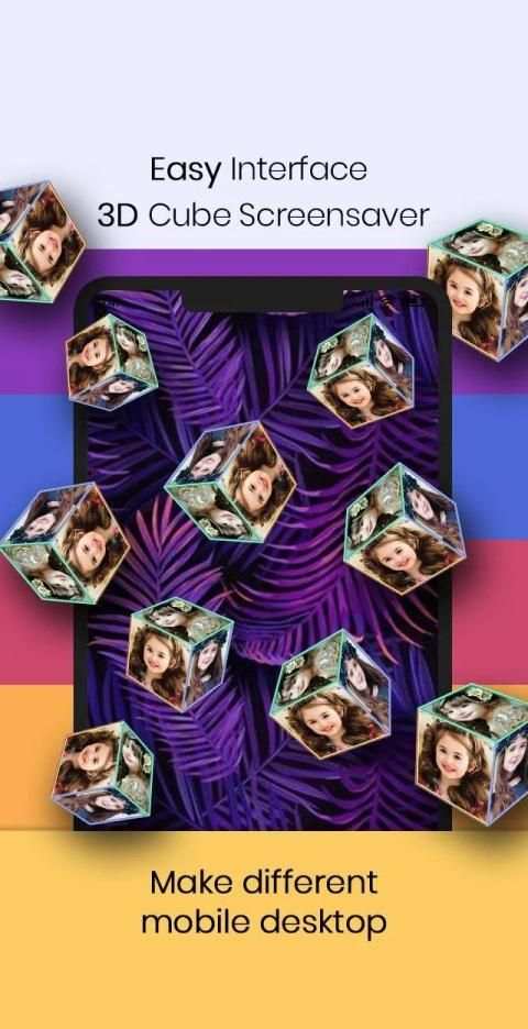 Photo Frame Live Wallpaper - 3D Photo Cube Desktop screenshot 12