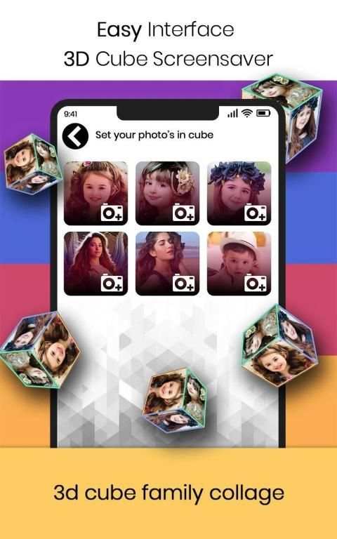 Photo Frame Live Wallpaper - 3D Photo Cube Desktop screenshot 8