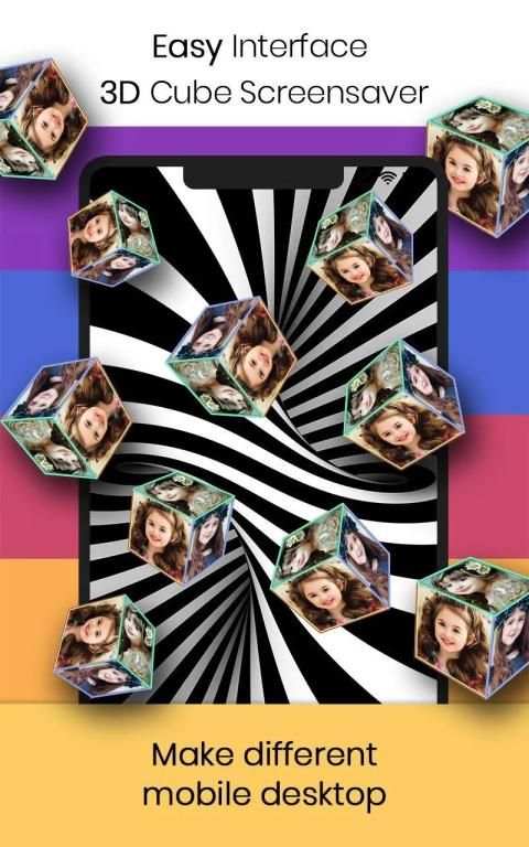Photo Frame Live Wallpaper - 3D Photo Cube Desktop screenshot 6