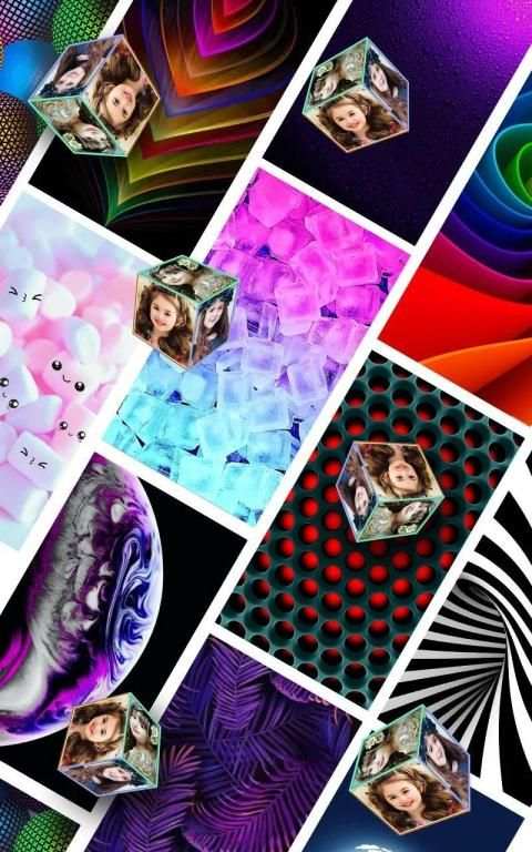 Photo Frame Live Wallpaper - 3D Photo Cube Desktop screenshot 2