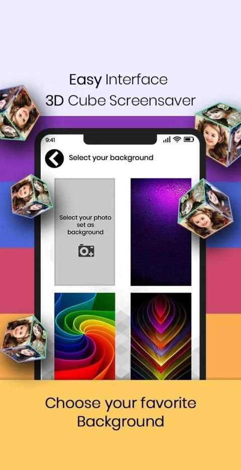 Photo Frame Live Wallpaper - 3D Photo Cube Desktop screenshot 15