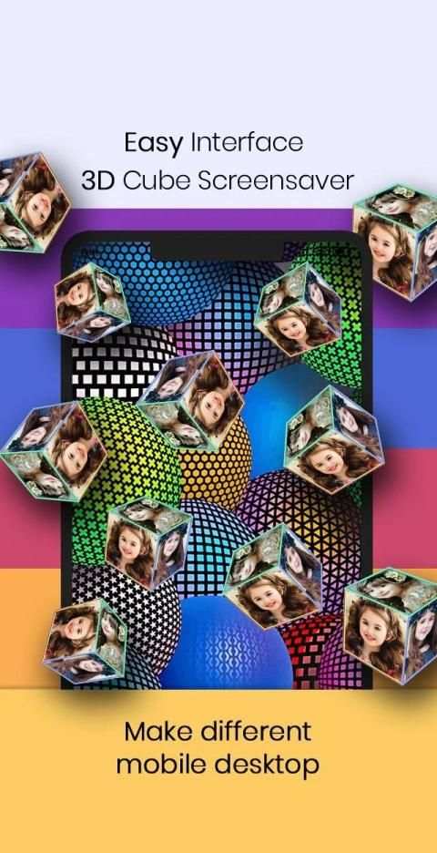 Photo Frame Live Wallpaper - 3D Photo Cube Desktop screenshot 13