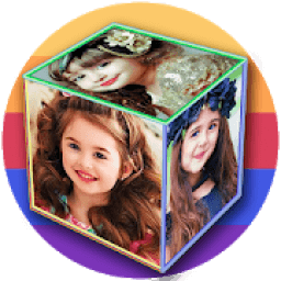 Photo Frame Live Wallpaper - 3D Photo Cube Desktop आइकन