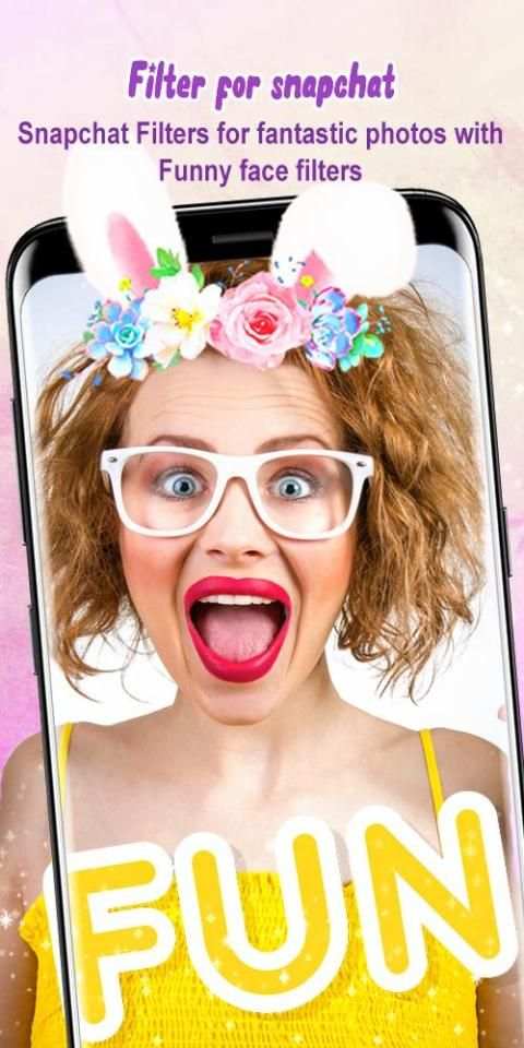 Filter For Snapchat Photo Editor स्क्रीनशॉट 3