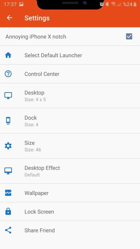 iLauncher OS - Phone X Launcher स्क्रीनशॉट 1
