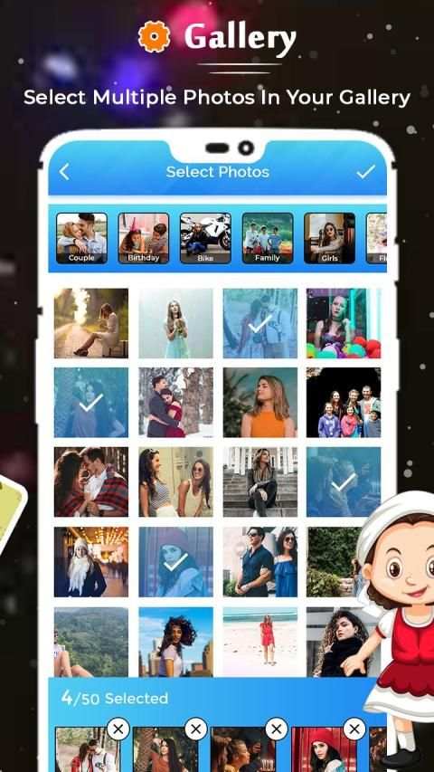 3DVids : Photo Slideshow & Photo Video Maker स्क्रीनशॉट 4