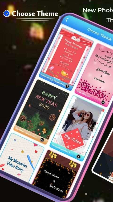 3DVids : Photo Slideshow & Photo Video Maker स्क्रीनशॉट 7