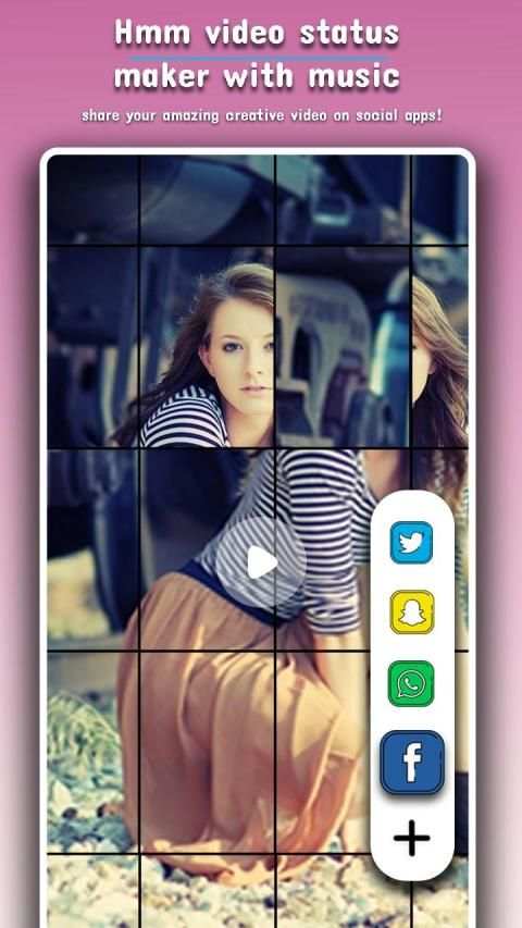 HMM Video Maker: Video Maker with Music and Photos स्क्रीनशॉट 1