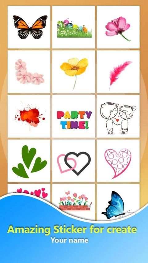 Focus And Filter & Name Arts Apps स्क्रीनशॉट 1
